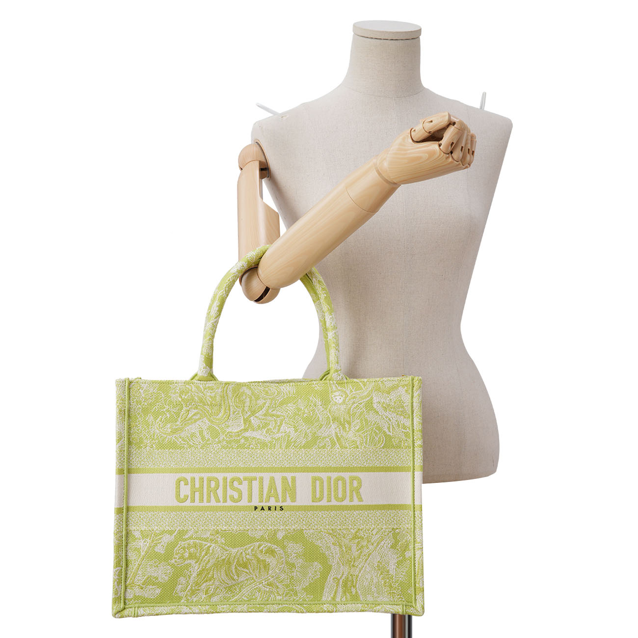 CHRISTIAN DIOR(USED)디올 뜨왈드 주이 북토트 미듐
